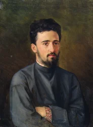 Portrait of Vsevolod M. Garshin, 1878